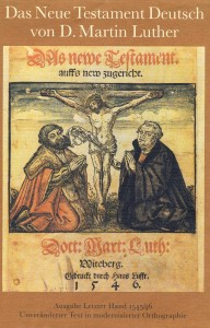 Originaldeckblatt Lutherbibel 